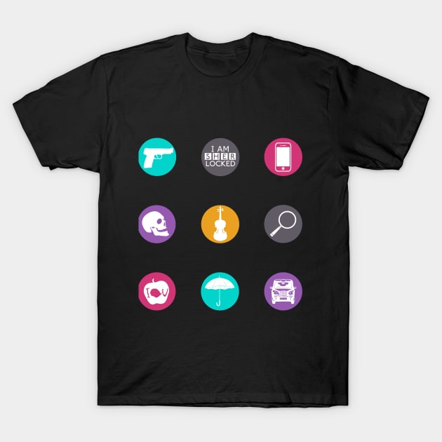 Sherlock Items T-Shirt by sophiefry